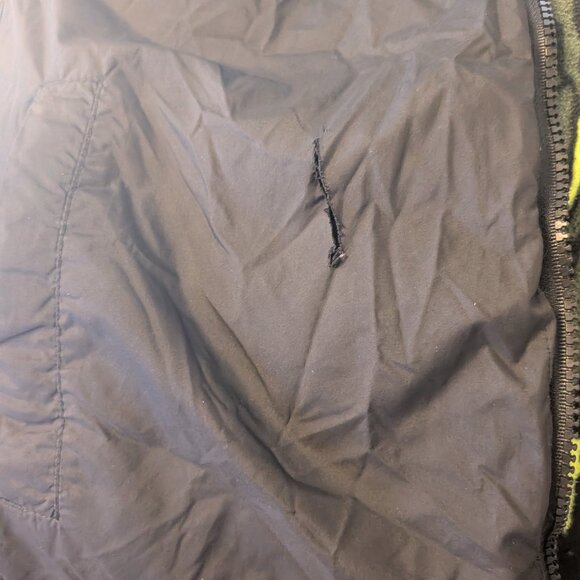 The North Face Jacket Boys Large 14 16 Green Black Hooded Reversible - Picture 8 of 8